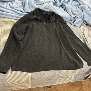 Blue label Ralph Lauren preppy collared pull over sweater XL